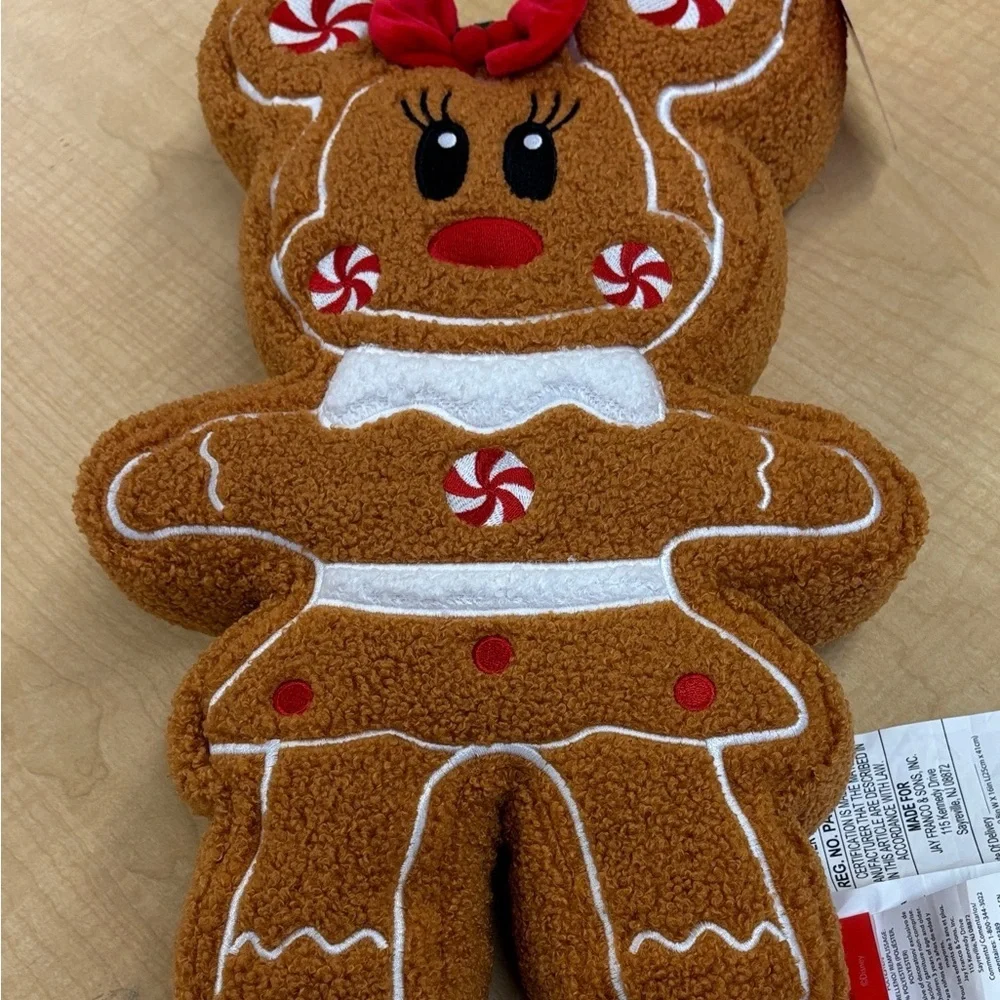 Disney Gingerbread Plush Minnie Mouse - Picture 7 of 7